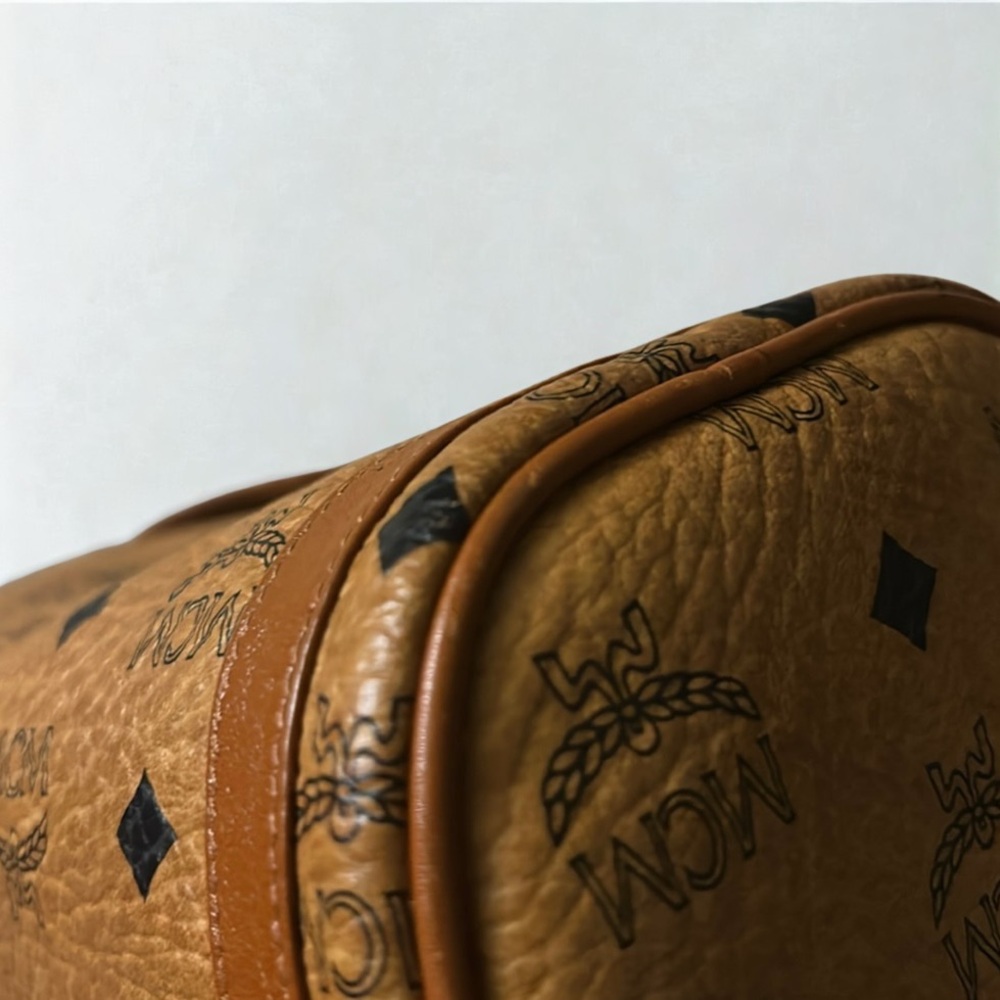 MCM Visetos Barrel Crossbody Bag - Picture 11 of 13